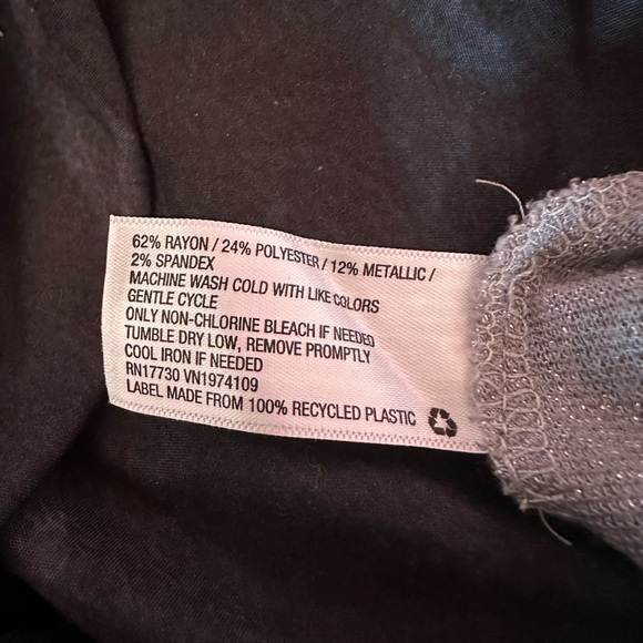 wild fable gray/silver bodysuit - Picture 5 of 5